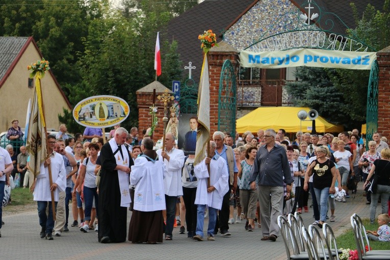 Pielgrzymi w Skępem