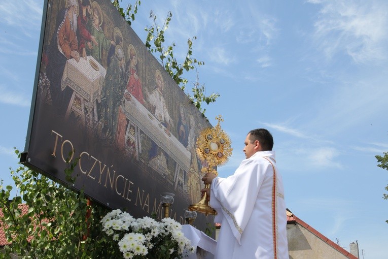 Płock. Procesja Bożego Ciała