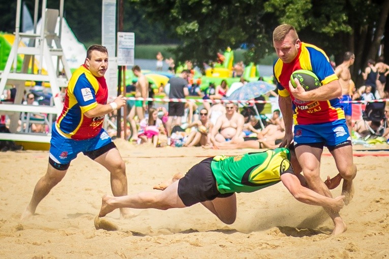 Rugby plażowe w Olsztynie