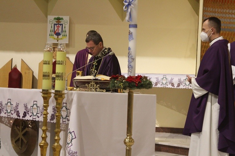 Ciechanów. Poświęcenie krzyża morowego