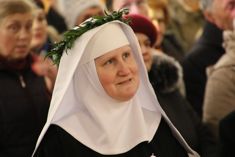 Śluby wieczyste u benedyktynek w Sierpcu