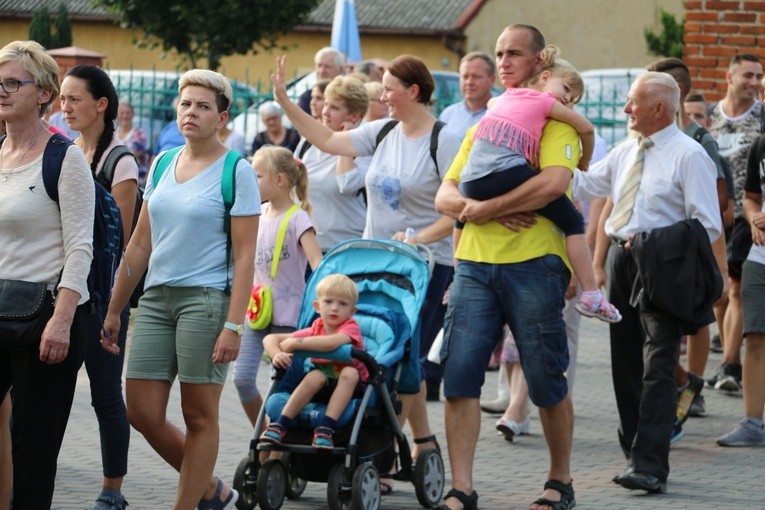 Pielgrzymi w Skępem