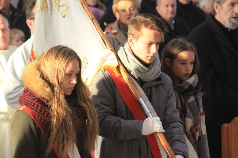 Symboliczny grób biskupów męczenników w Działdowie