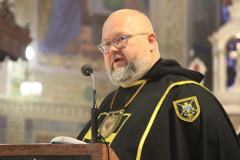 O pomocy humanitarnej dla Ukrainy mówił w Płocku generał zakonu Krzysztof Wąsowski.