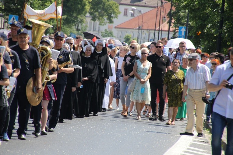 Płock. Procesja Bożego Ciała