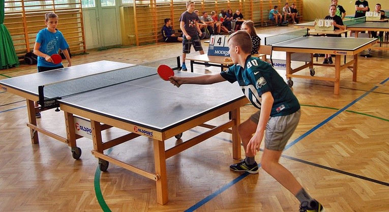 Turniej tenisa stołowego w Siedlinie