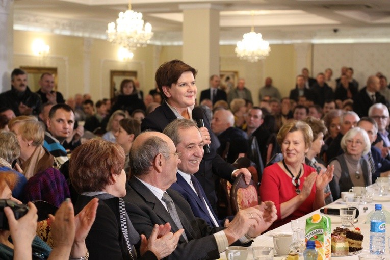 Premier Beata Szydło w Makowie Mazowieckim