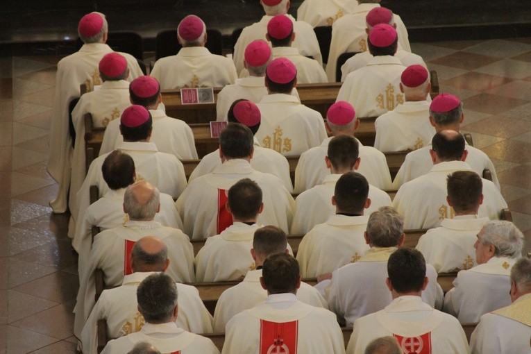 Episkopat w Płocku. Msza w kolegiacie