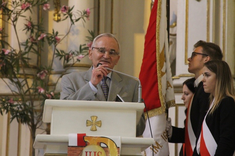 Poświęcenie tablicy wołyńskiej w Płocku