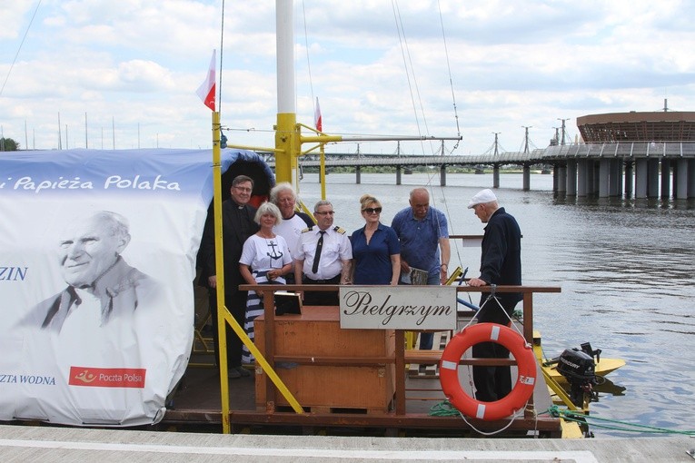Płock. Tratwa "Pielgrzym" 2020