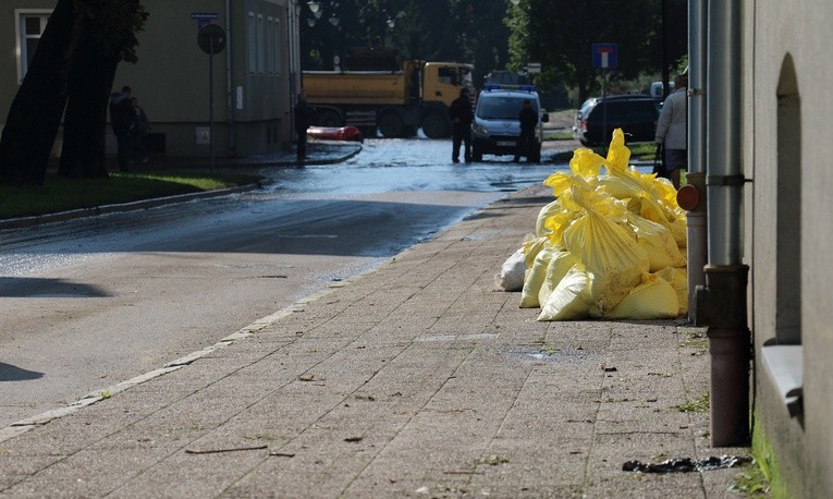 Elbląg po powodzi 