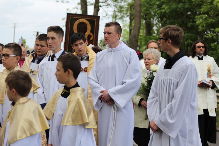 Lucień. Nawiedzenie w parafii św. Kazimierza