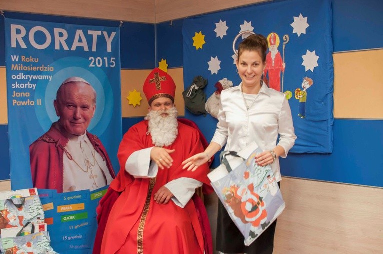 Święty Mikołaj w przedszkolu bł. Franciszki