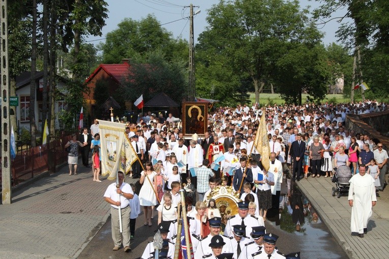Gołymin. Nawiedzenie w parafii św. Jana Chrzciciela
