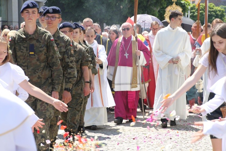 Płock. Procesja Bożego Ciała