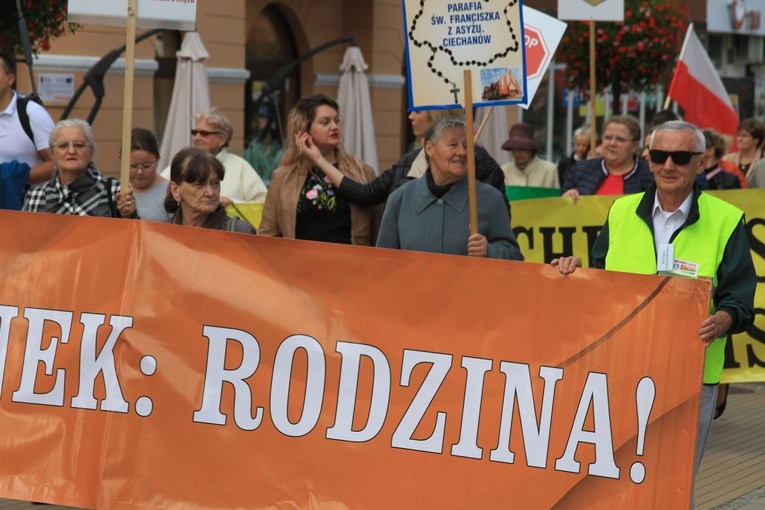 Ciechanów. Marsz dla Życia i Rodziny