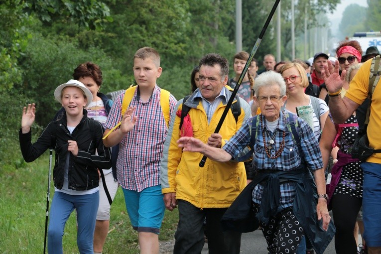 Pierwszy dzień pielgrzymki - przedpołudnie