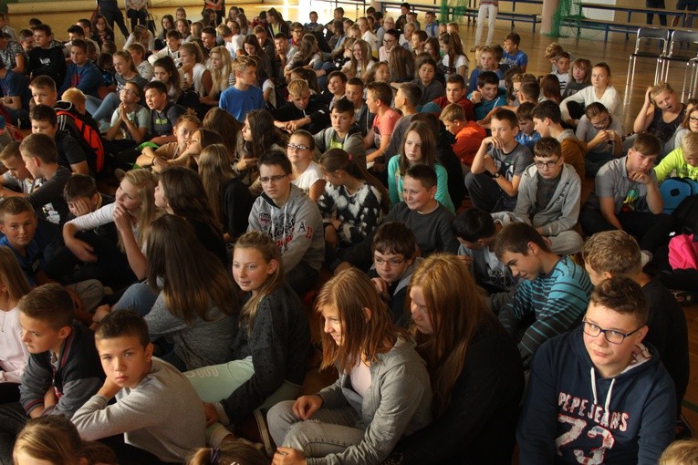 Znaki ŚDM w Makowie Mazowieckim