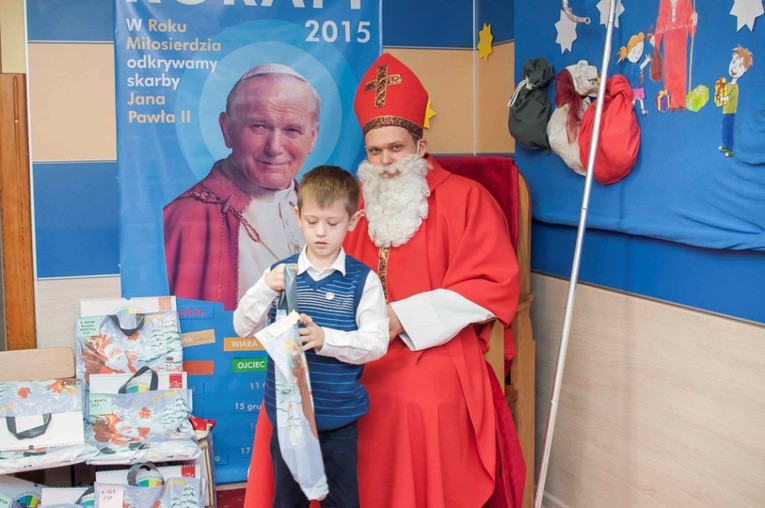 Święty Mikołaj w przedszkolu bł. Franciszki