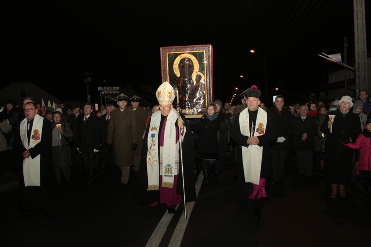 Modlin. Nawiedzenie w parafii św. Maksymiliana Kolbego