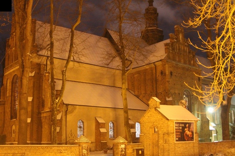 Ciechanów. Pasterka w farze