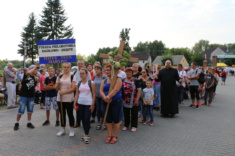 Pielgrzymi w Skępem