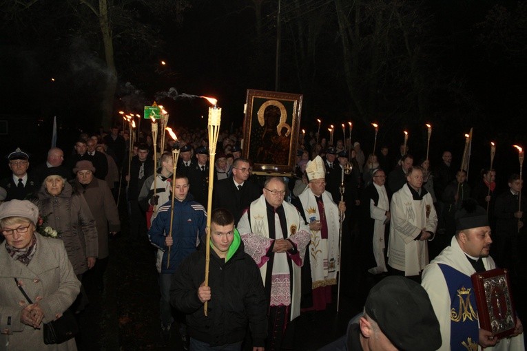 Strzegocin. Nawiedzenie w parafii Matki Bożej Szkaplerznej