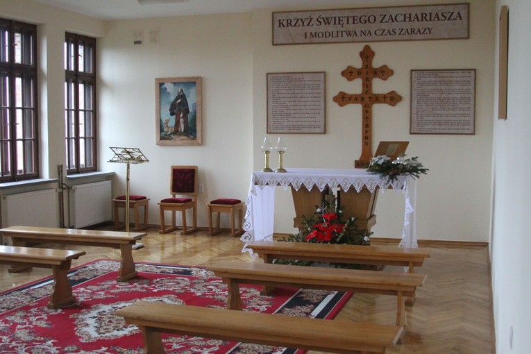 Ciechanów. Poświęcenie krzyża morowego