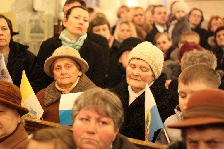 Orszymowo. Nawiedzenie w parafii św. Floriana