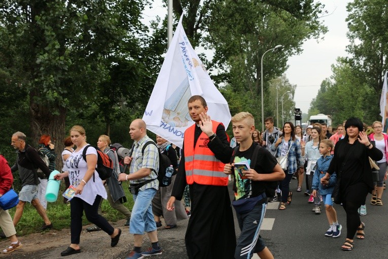 Pierwszy dzień pielgrzymki - przedpołudnie