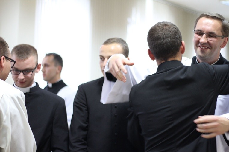 Obłóczyny w seminarium