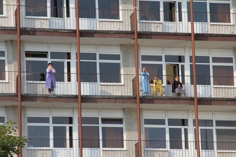 Znaki ŚDM w Płocku - szpital