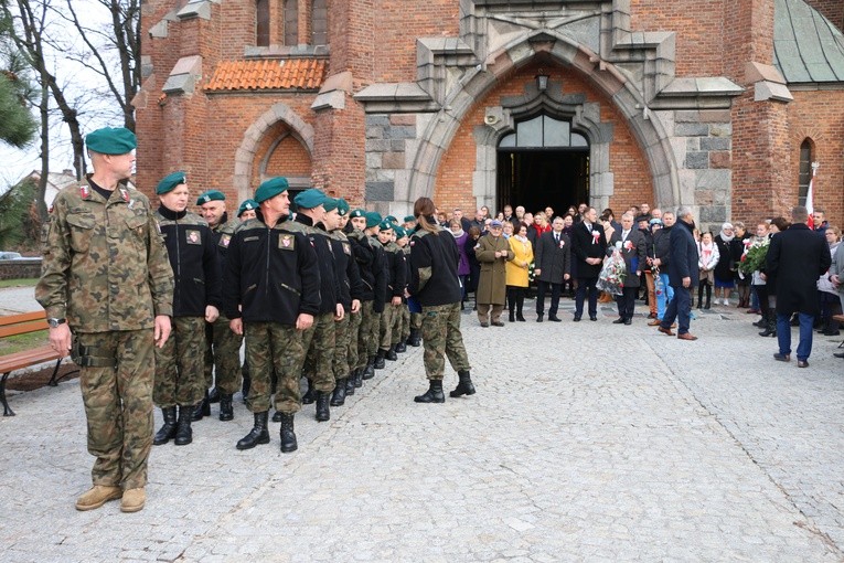 Ślubowanie strzelców w Baboszewie