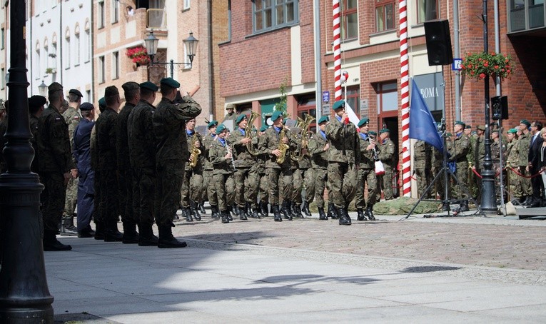 Elbląg - powitanie wojsk