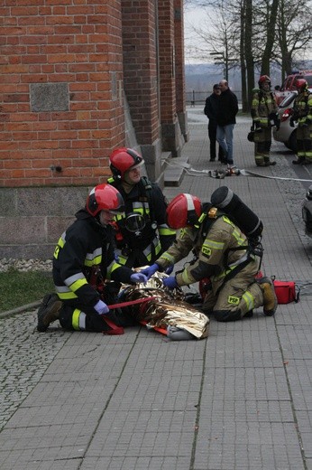 Straż pożarna przy katedrze