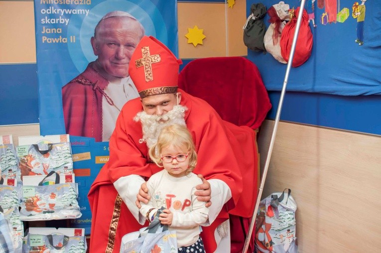 Święty Mikołaj w przedszkolu bł. Franciszki