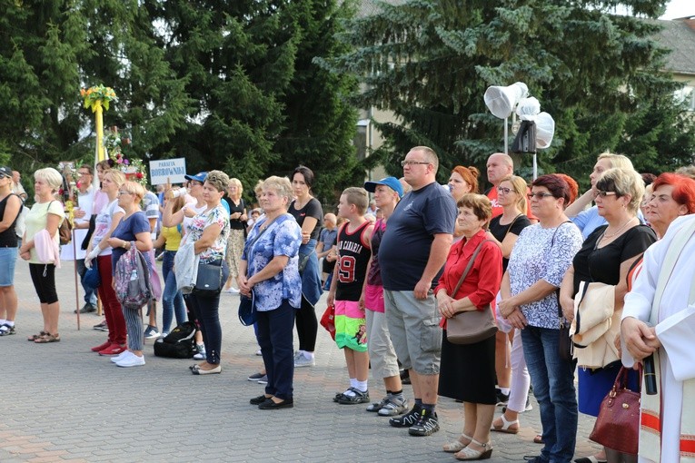 Pielgrzymi w Skępem