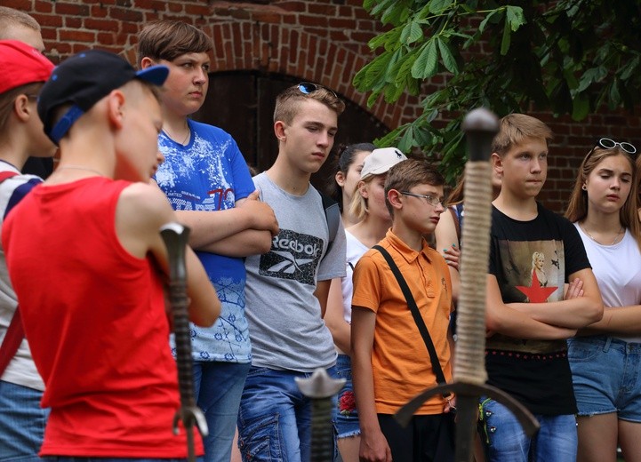Młodzież i dzieci z Białorusi w Sztumie
