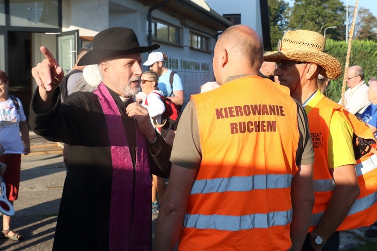 Wyjście IX Żuławskiej Pielgrzymki Pieszej