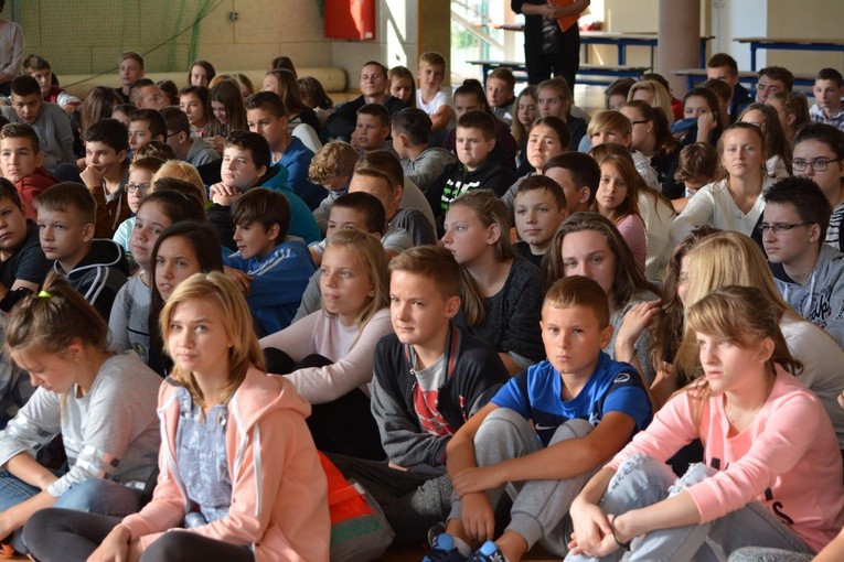 Znaki ŚDM w Makowie Mazowieckim