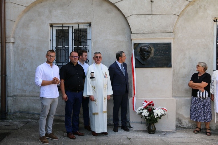 Czerwińsk n. Wisłą. Odsłonięcie tablicy upamiętniającej bł. ks. Józefa Kowalskiego